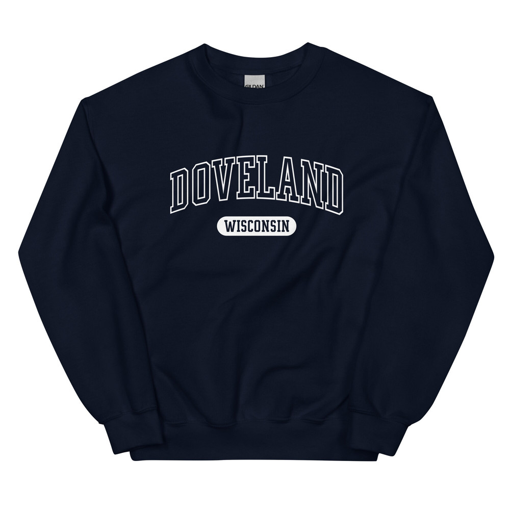 Doveland Wisconsin Sweatshirt Dove Land WI Crewneck Internet Hoax Meme - 4.jpg