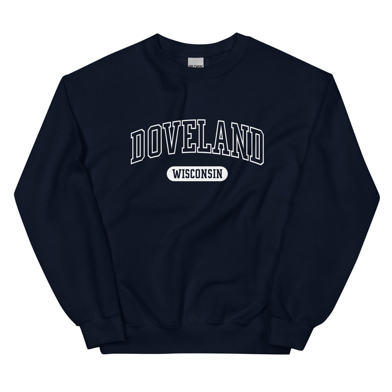 Doveland Wisconsin Sweatshirt Dove Land WI Crewneck Internet Hoax Meme - 4.jpg