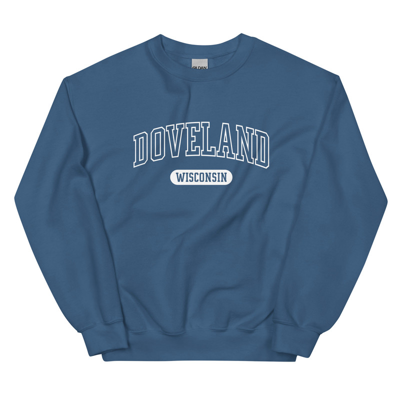 Doveland Wisconsin Sweatshirt Dove Land WI Crewneck Internet Hoax Meme - 5.jpg