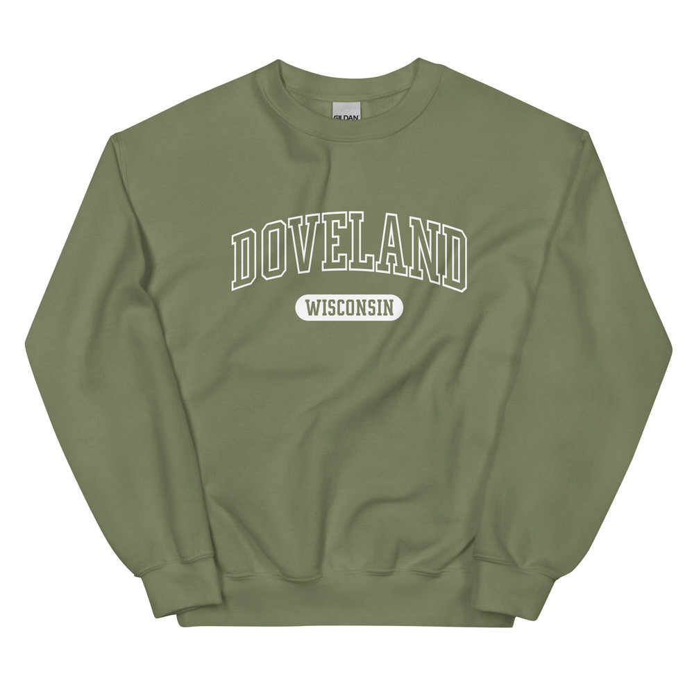 Doveland Wisconsin Sweatshirt Dove Land WI Crewneck Internet Hoax Meme - 6.jpg