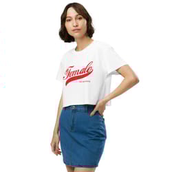 female the real thing t shirt women s crop top shirt