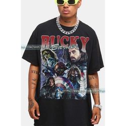 retro bucky barnes shirt, sebastian stan shirt, sebastian stan tribute shirt fans gift, sebastian stan homage shirt retr