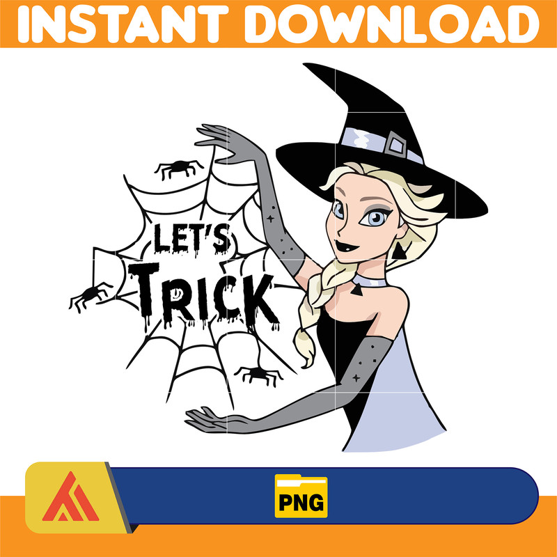 Halloween Princess Png, Spooky Vibes Png, Bat, Witch Png, Png Files For Cricut Sublimation, Easy Download (6).jpg