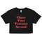 Hater first feminist second Baby Tee  Women’s crop top - 2.jpg