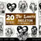The Lovers Bundle SVG, The Lovers tarot card svg, Skeleton lovers svg, Valentine skeletons svg, Tarot card svg - 1.jpg