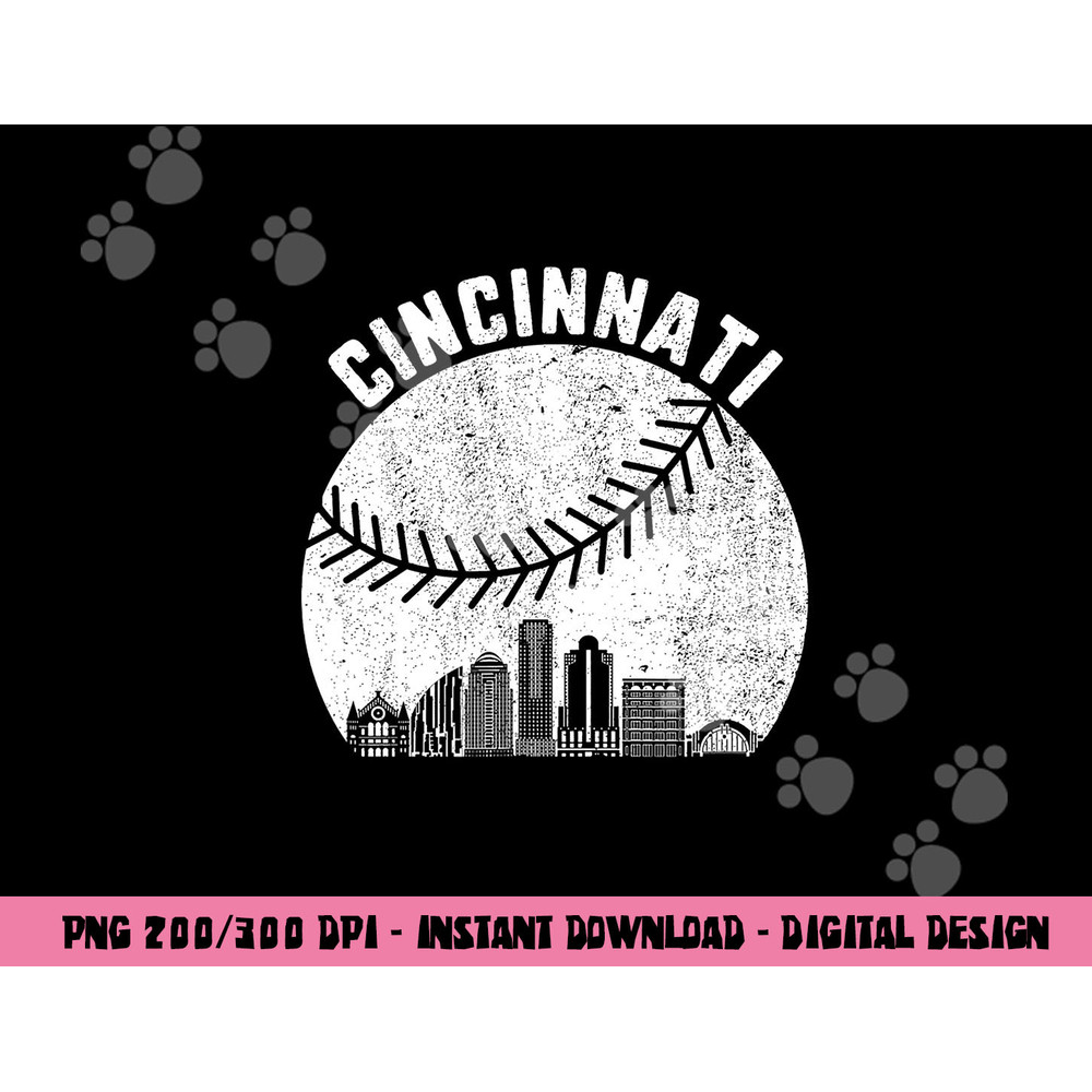 Cincinnati Skyline Baseball Vintage Cincinnati OH Baseball png, sublimation copy.jpg