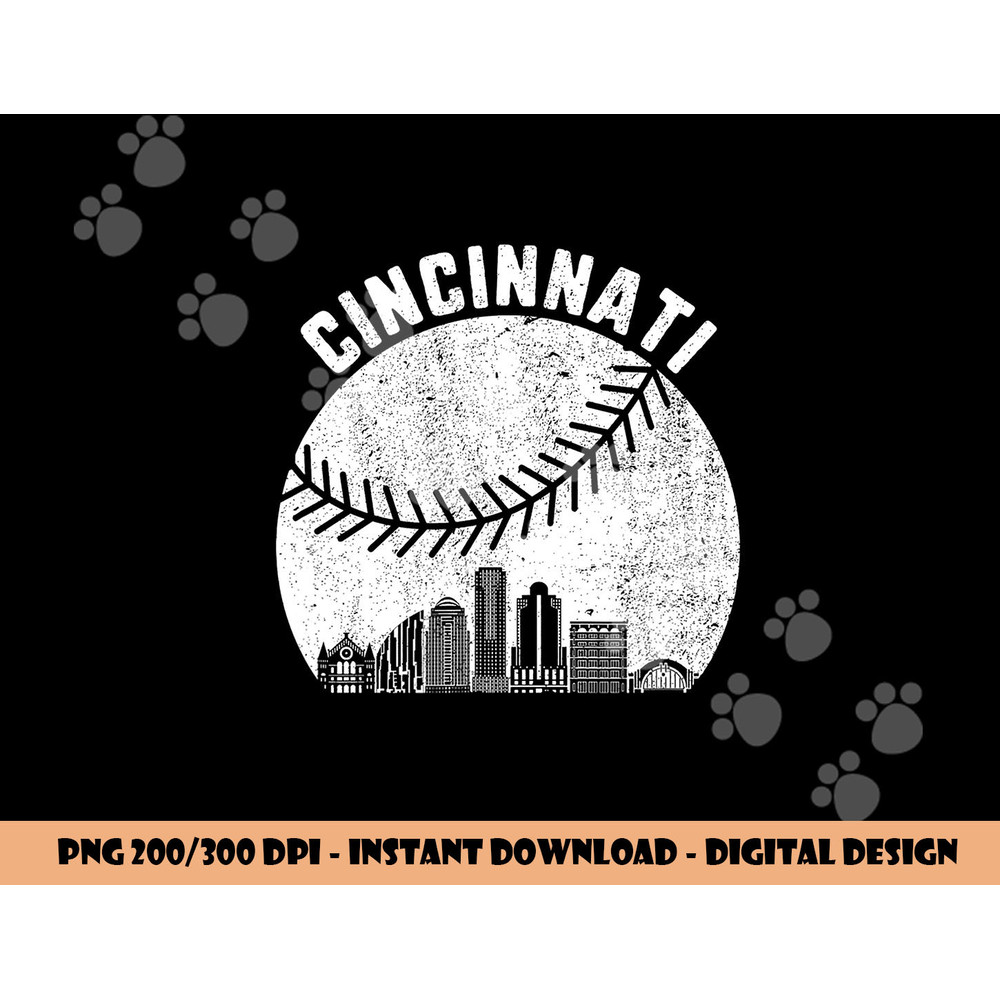 Cincinnati Skyline Baseball Vintage Cincinnati OH Baseball png, sublimation copy.jpg