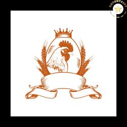 royal cock logo svg, logo brand svg, trending svg, cock png, chicken svg, royal svg, animal svg, diy crafts, svg files,