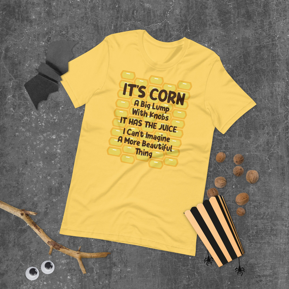 It's Corn Costume T-Shirt - It's Corn a big lump with knobs It's Corn Kid Meme Halloween Costume - 4.jpg