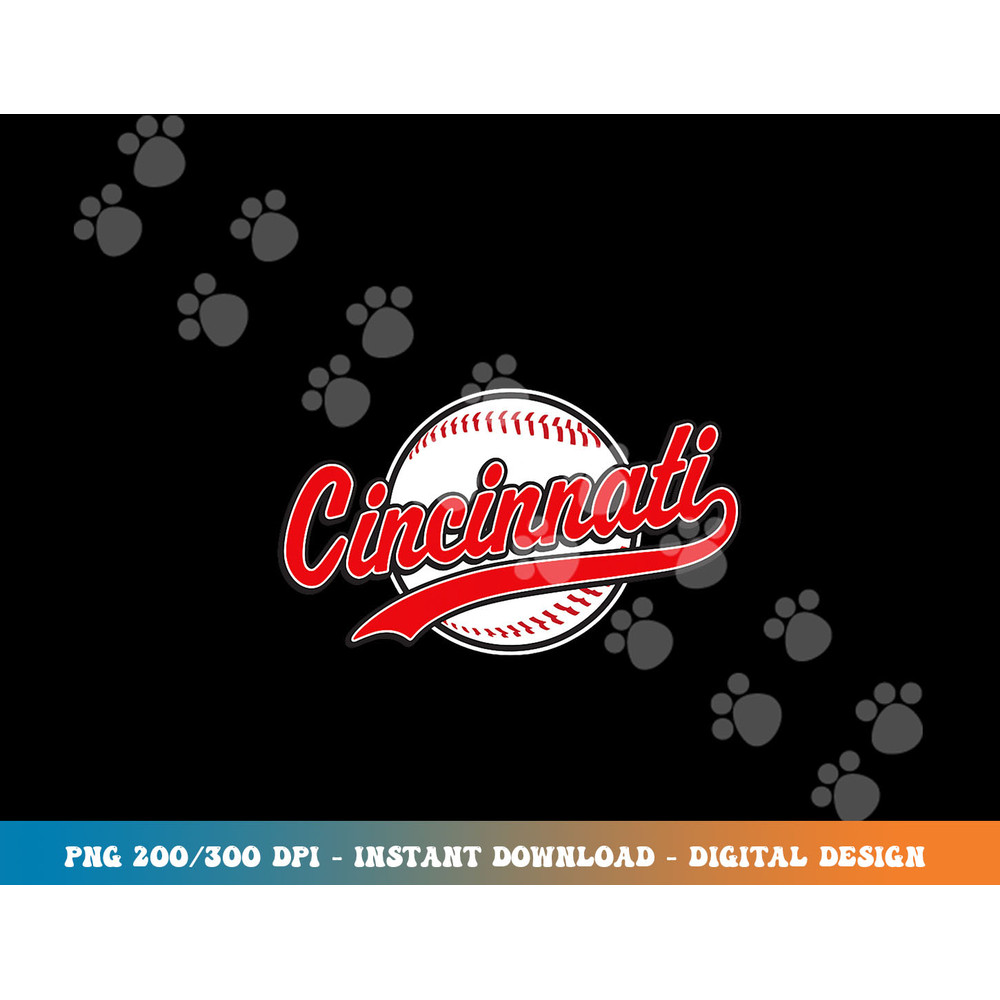 Cincinnati Tee Vintage Baseball Throwback Retro Design png, sublimation copy.jpg