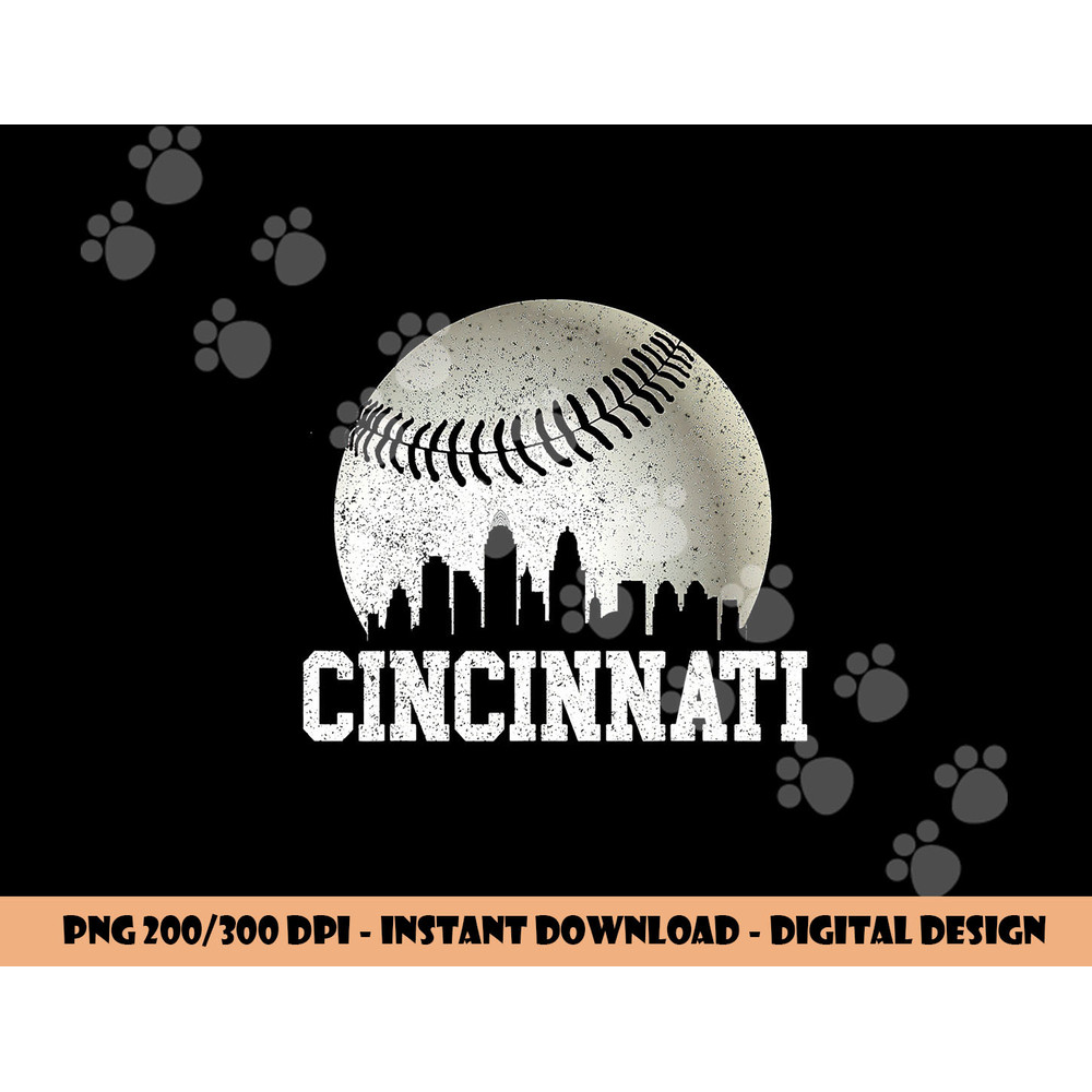 Cincinnati Vintage Baseball Distressed Gameday Retro png, sublimation copy.jpg