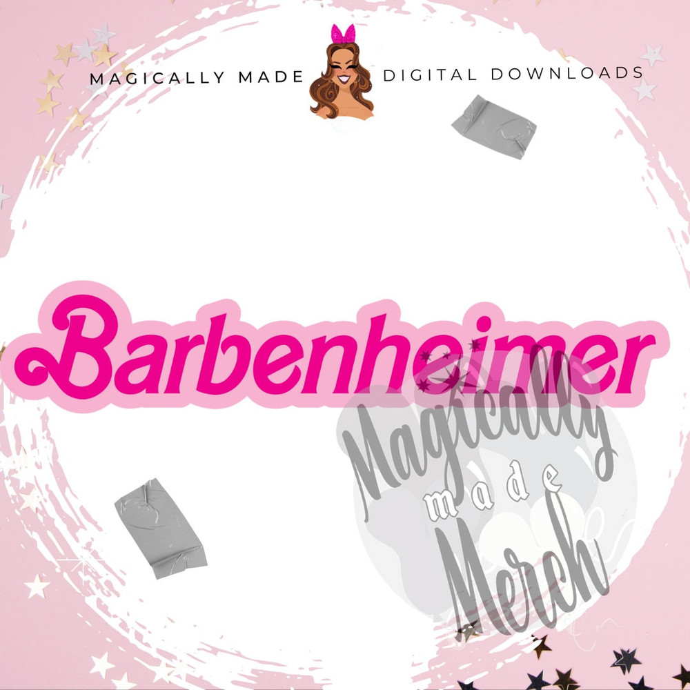 Barbenheimer Doll SVG - Great for Cricut Inspired Vintage - 1.jpg