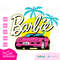 Barbi Car Convertible Corvette Palms Pink Babe Doll Girly Retro 80s SVG PNG JPG Clipart Digital Download Sublimation Cricut Cut File Dxf - 2.jpg