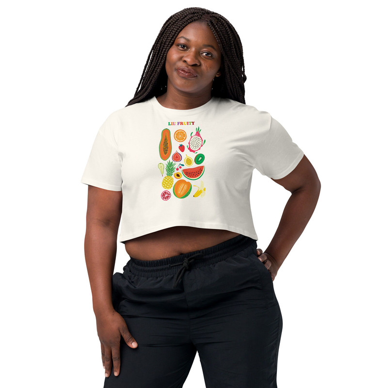 Lil Fruity Pride Crop Top, LGBTQ Fruits Shirt, Subtle Lesbian Shirt, Fruity Lesbian Shirt, Cute Funny Lesbian Shirt, LGBTQ Pride - 5.jpg