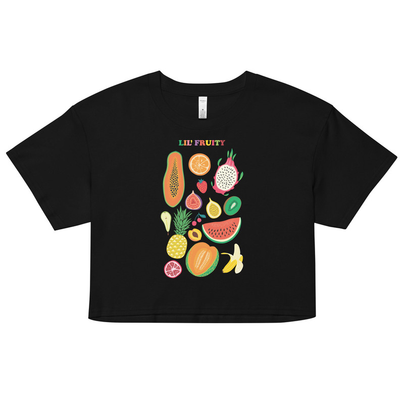 Lil Fruity Pride Crop Top, LGBTQ Fruits Shirt, Subtle Lesbian Shirt, Fruity Lesbian Shirt, Cute Funny Lesbian Shirt, LGBTQ Pride - 6.jpg