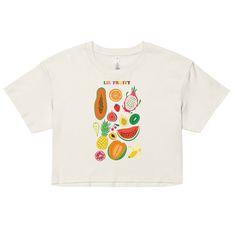 Lil Fruity Pride Crop Top, LGBTQ Fruits Shirt, Subtle Lesbian Shirt, Fruity Lesbian Shirt, Cute Funny Lesbian Shirt, LGBTQ Pride - 7.jpg