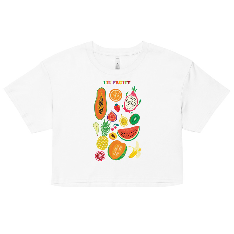Lil Fruity Pride Crop Top, LGBTQ Fruits Shirt, Subtle Lesbian Shirt, Fruity Lesbian Shirt, Cute Funny Lesbian Shirt, LGBTQ Pride - 8.jpg