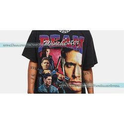 limited dean winchester vintage t-shirt, gift for women and man unisex t-shirt fg