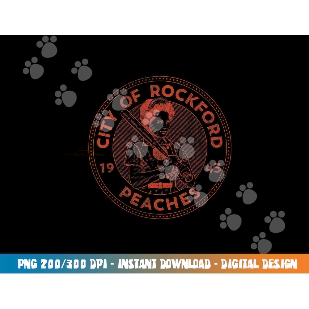 City of Rockford Peaches Baseball png, sublimation copy.jpg