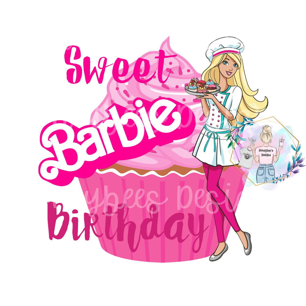 Barb birthday Pink DollbeachPNGshirt printseamless filebow fileblanket filefabric file - 1.jpg