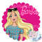 Flower frame Pink DollbeachPNGshirt printseamless filebow fileblanket filefabric file - 1.jpg