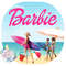 Malibu Barb and friends beach day Pink DollbeachPNGshirt printseamless filebow fileblanket filefabric file - 1.jpg