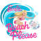 Malibu Barb beach please Pink DollbeachPNGshirt printseamless filebow fileblanket filefabric file - 1.jpg