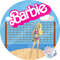 Malibu Barb VOLLEYBALL Pink DollbeachPNGshirt printseamless filebow fileblanket filefabric file - 1.jpg