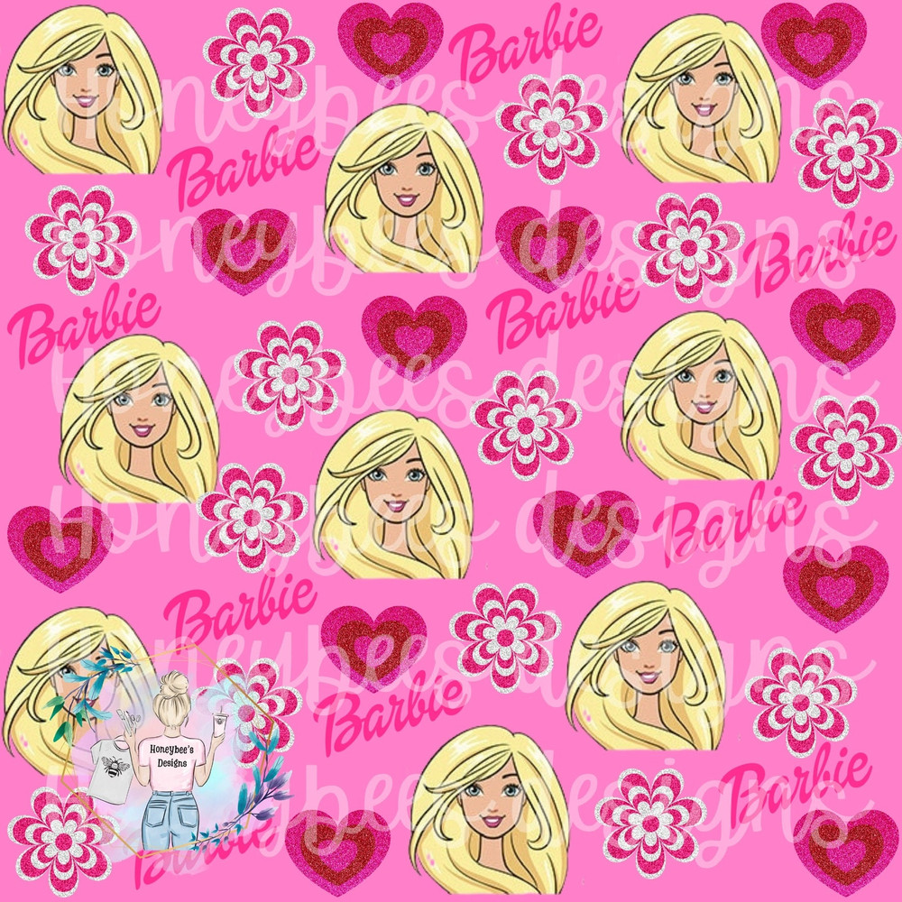 Pink dollglitterheartflowerSeamless Fileblanket filedigital file - 1.jpg