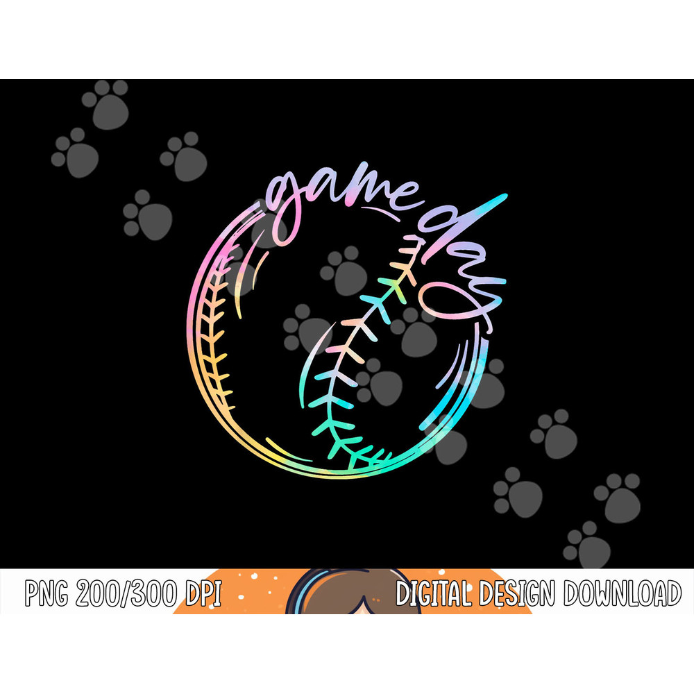 Game Day Baseball Baseball Life Softball Life Mom Tie Dye png,sublimation , instant copy.jpg