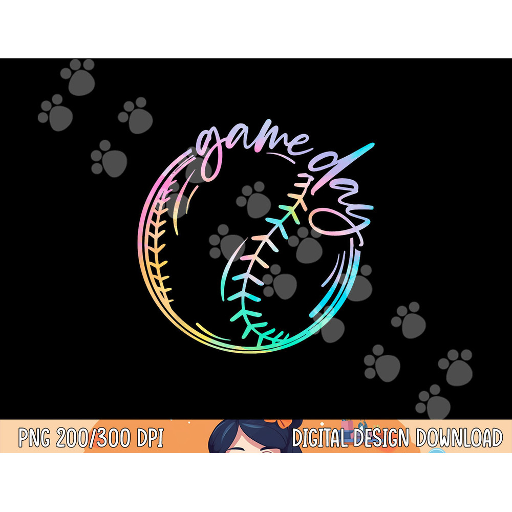 Game Day Baseball Baseball Life Softball Life Mom Tie Dye png,sublimation , instant copy.jpg