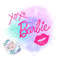 Xoxo with love Pink DollbeachPNGshirt printseamless filebow fileblanket filefabric file - 1.jpg