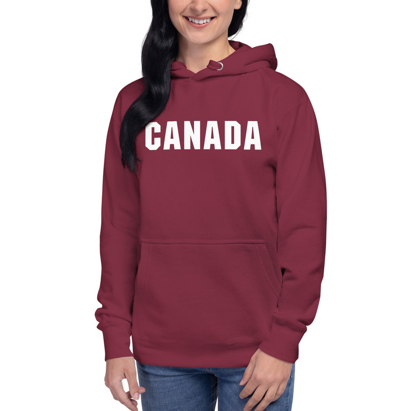Meru the Succubus Canada Hoodie Meru the Succubus Maroon Canadian Hoodie Meru Ova 1 2 cosplay Burgundy Red Canada Sweatshirt - 1.jpg
