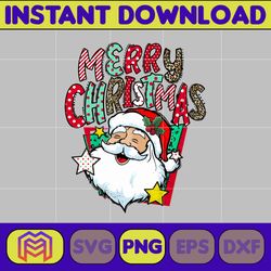 retro christmas sublimation png, christmas png, holly png, santa png, jingle png, retro christmas png (15)