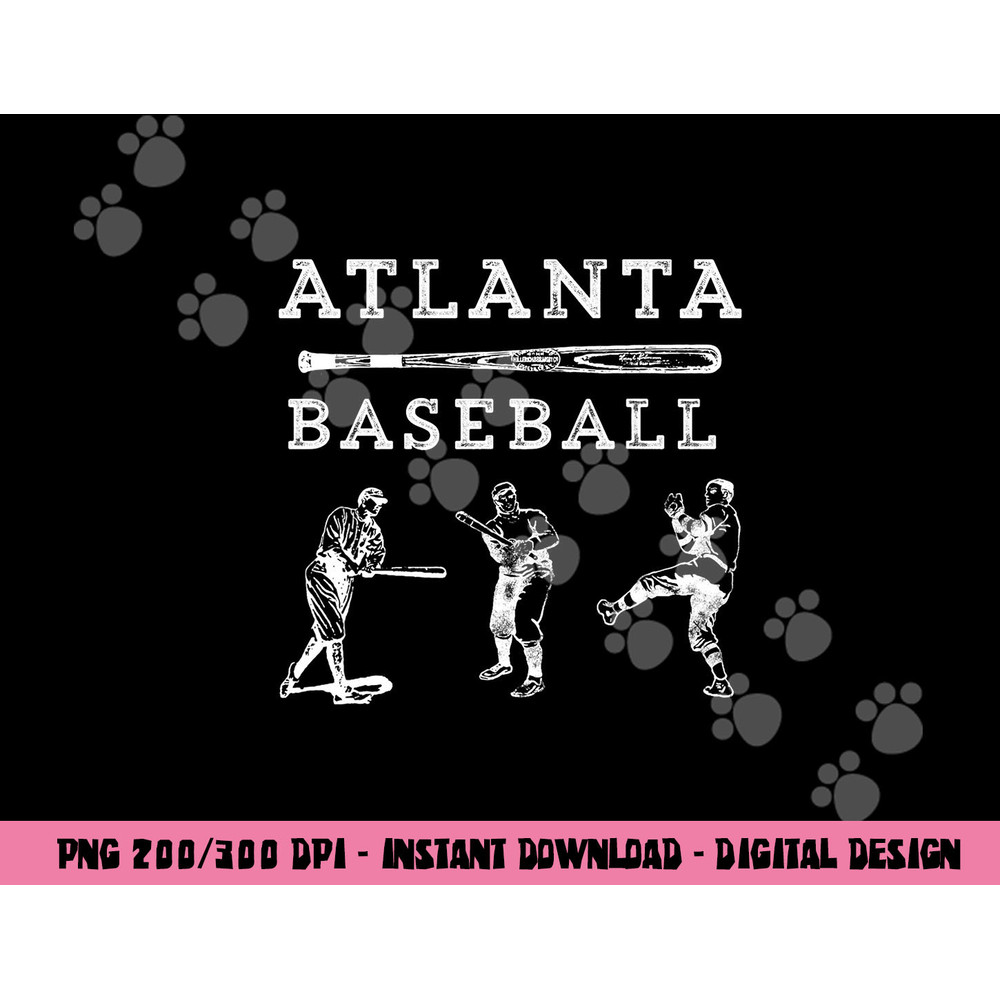 Classic Atlanta, Georgia Baseball Fan Retro Vintage png, sublimation copy.jpg