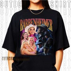 vintage barbenheimer shirt, gift for women and man unisex t-shirt