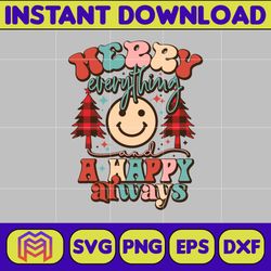 retro christmas sublimation svg, christmas svg, holly svg, santa svg, jingle svg, retro christmas svg (8)