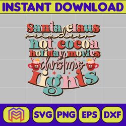 retro christmas sublimation svg, christmas svg, holly svg, santa svg, jingle svg, retro christmas svg (9)