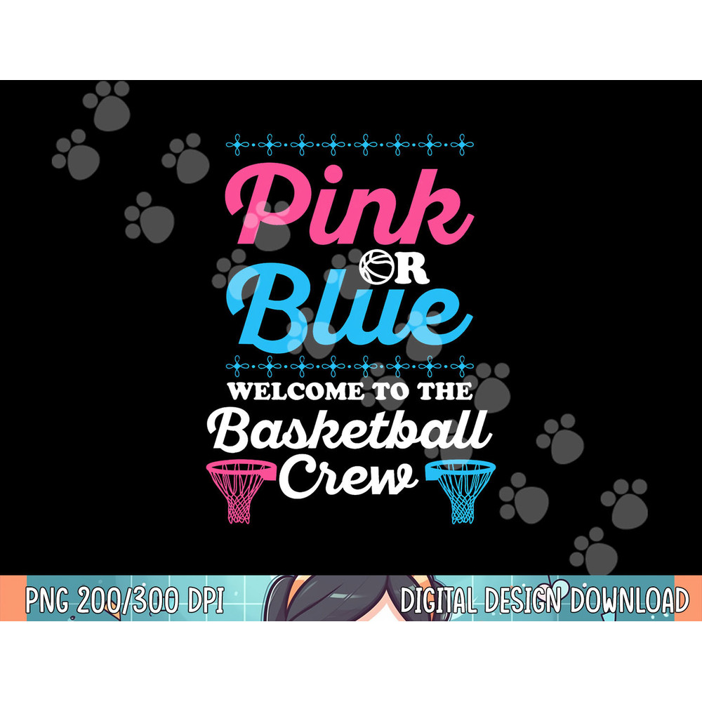 Gender Reveal Basketball Design for a Basketball Family png, sublimation copy.jpg