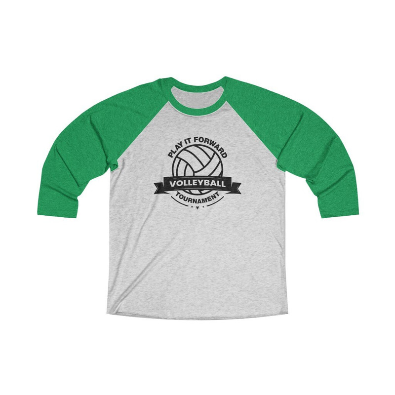 Play It Forward Volleyball Tournament raglan baseball shirt The Summer I Turned Pretty Team Belly Printed on Back - 2.jpg