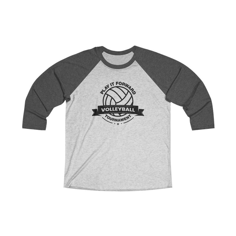 Play It Forward Volleyball Tournament raglan baseball shirt The Summer I Turned Pretty Team Belly Printed on Back - 4.jpg