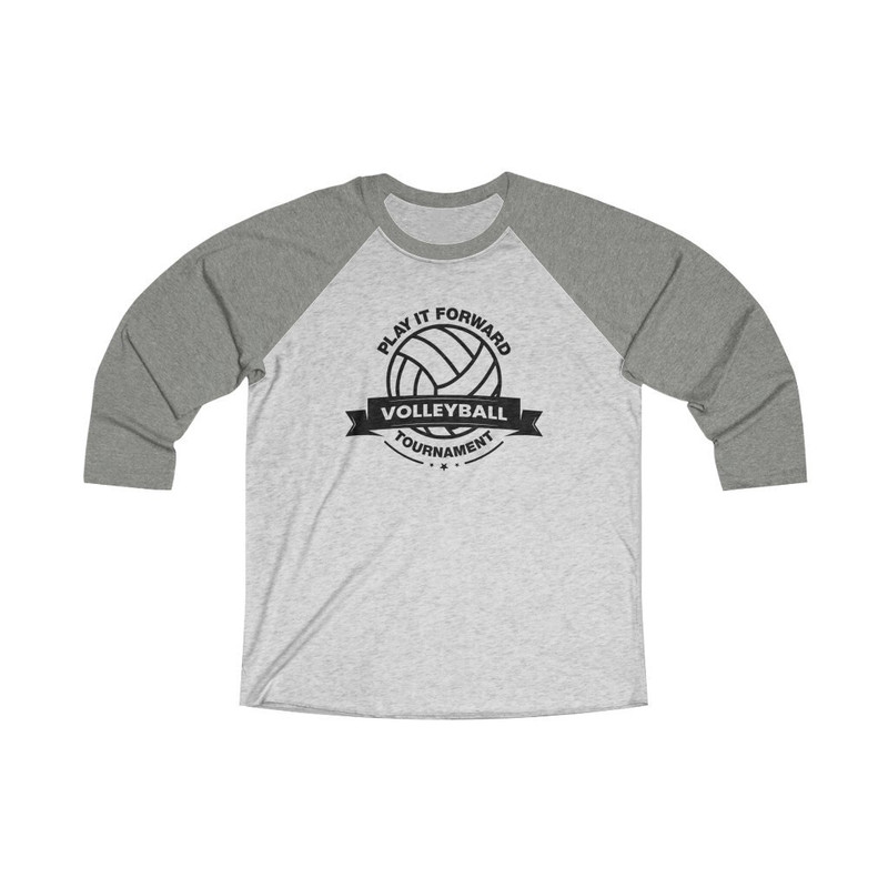 Play It Forward Volleyball Tournament raglan baseball shirt The Summer I Turned Pretty Team Belly Printed on Back - 6.jpg