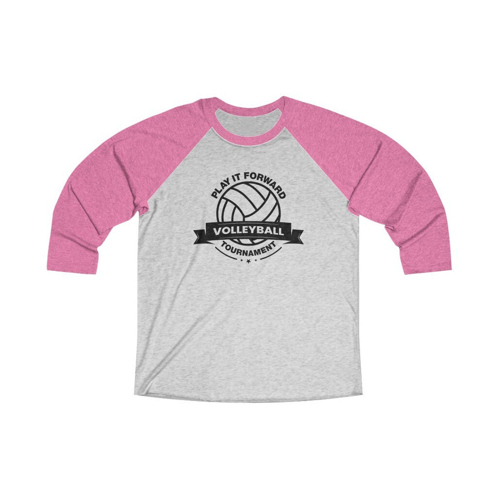Play It Forward Volleyball Tournament raglan baseball shirt The Summer I Turned Pretty Team Belly Printed on Back - 8.jpg