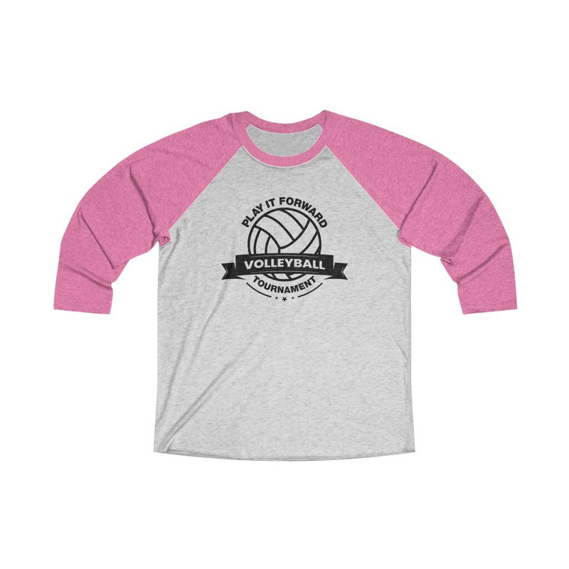 Play It Forward Volleyball Tournament raglan baseball shirt The Summer I Turned Pretty Team Belly Printed on Back - 8.jpg