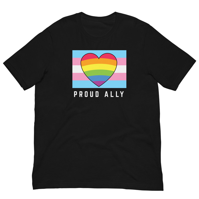 Pride Ally Shirts  Proud Ally Unisex t-shirt  LGBTQ Ally T Shirt   LGBT Support Outfit   LGBTQIA For Ally  You Are Safe With Me - 3.jpg