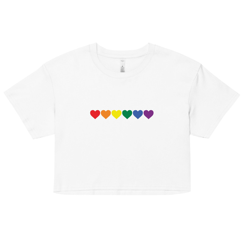 Pride Crop Top Rainbow Flag Love Hearts Live Laugh Lesbian LGBTQ+ Pride Lesbian shirt - 8.jpg