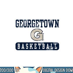 georgetown hoyas basketball white officially licensed  png, sublimation copy