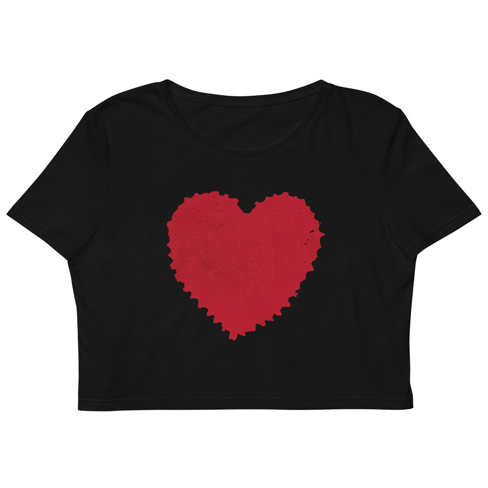 Rachel Green Red Heart Organic Crop Top HBD ASJ - 2.jpg