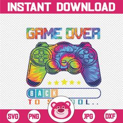 Game Over Back To School Png, Funny Kids First Day School Png, Back To School Png, Digital Download