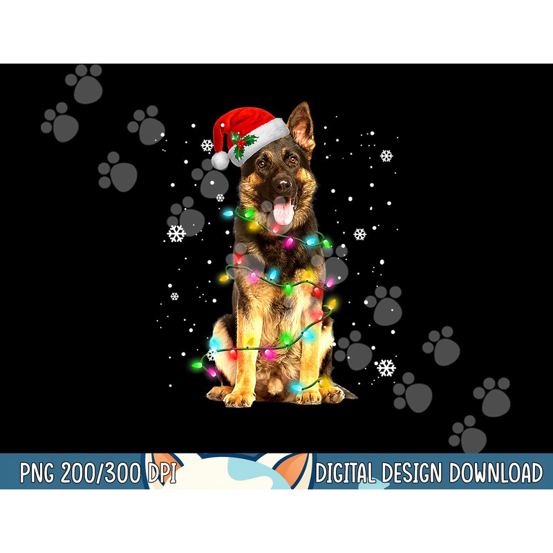 German Shepherd Dog Tree Christmas Sweater Xmas Dogs Gifts  png,sublimation copy.jpg